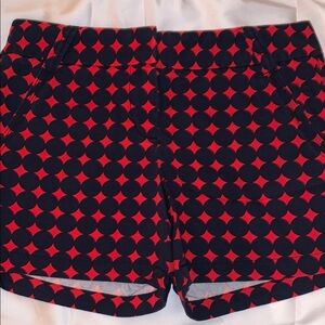J.Crew-Red and Blue Women's Shorts